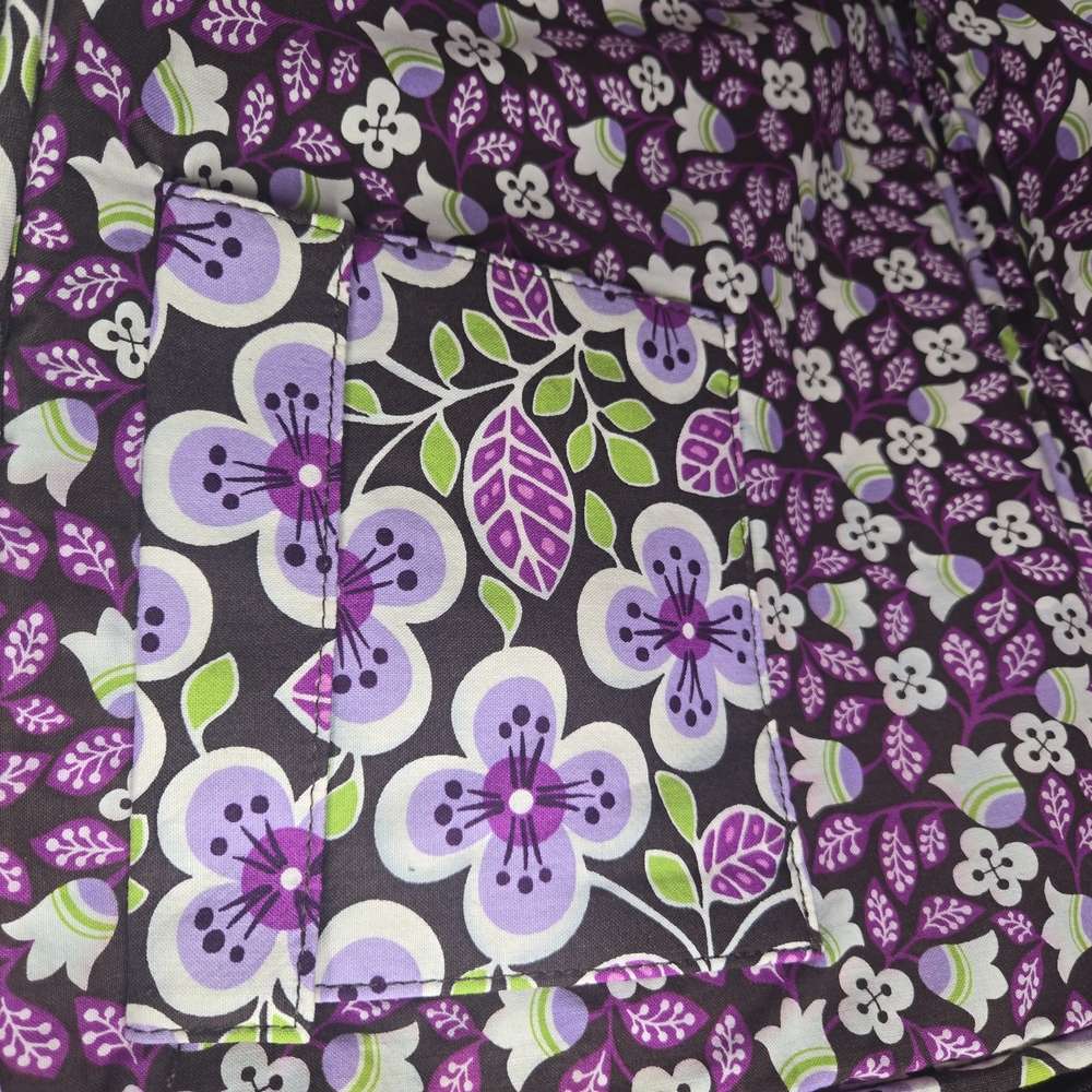 Vera Bradley Purple Foral Laptop Sleeve - Picture 5 of 7
